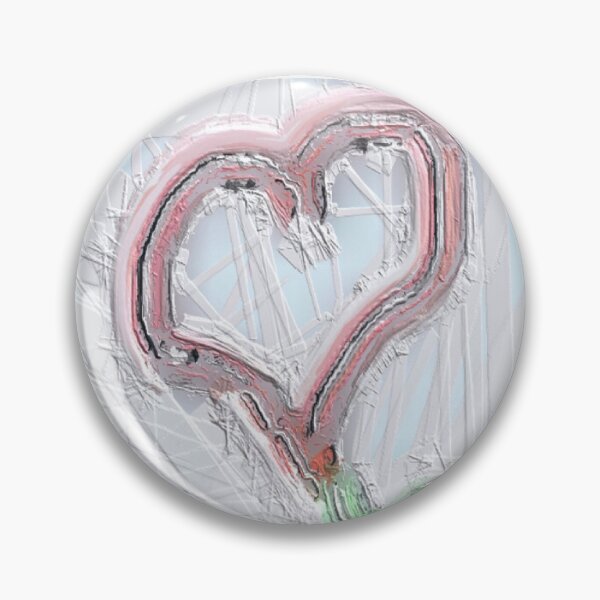 Item preview, Painted heart flower designed and sold by Tonyasartprints.