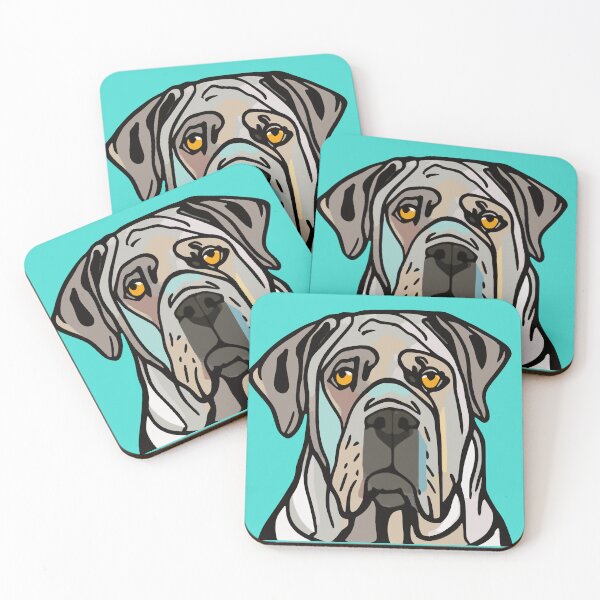 Item preview, English Mastiff designed and sold by dogpopart.