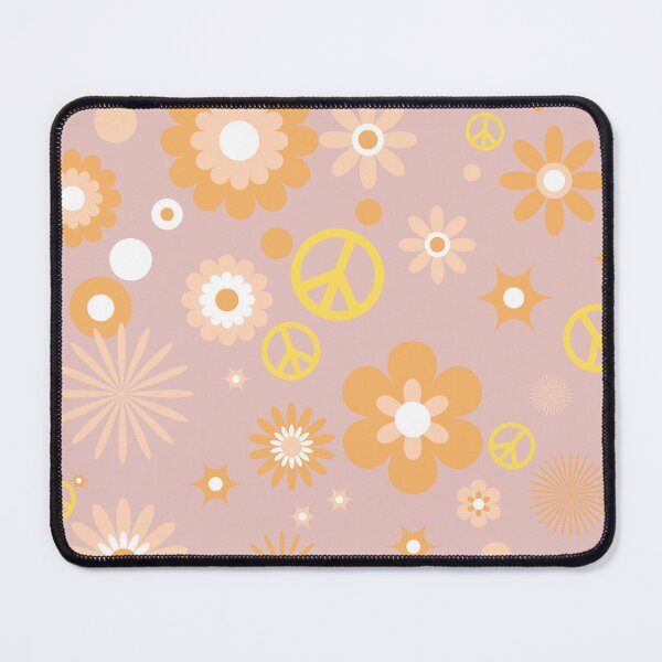 Item preview,    Softly muted colored flowers and Peace signs designed and sold by ditzy-designs.