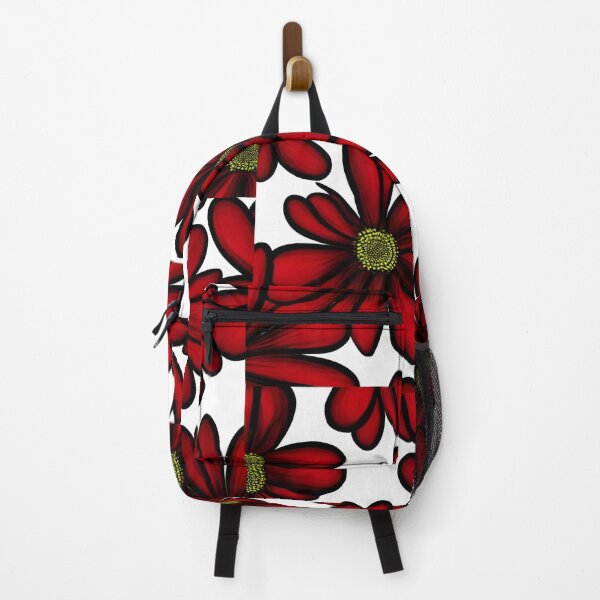 Item preview, Red daisy flower pattern designed and sold by gramizzia.