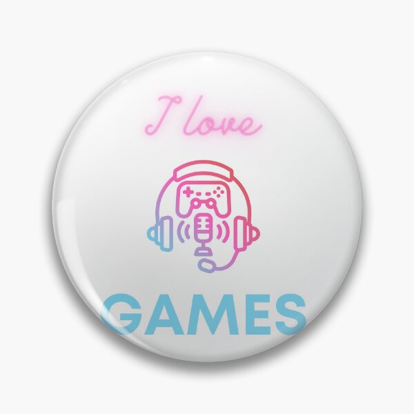 Item preview, I love games ,Gemer  designed and sold by Bart-Designs.