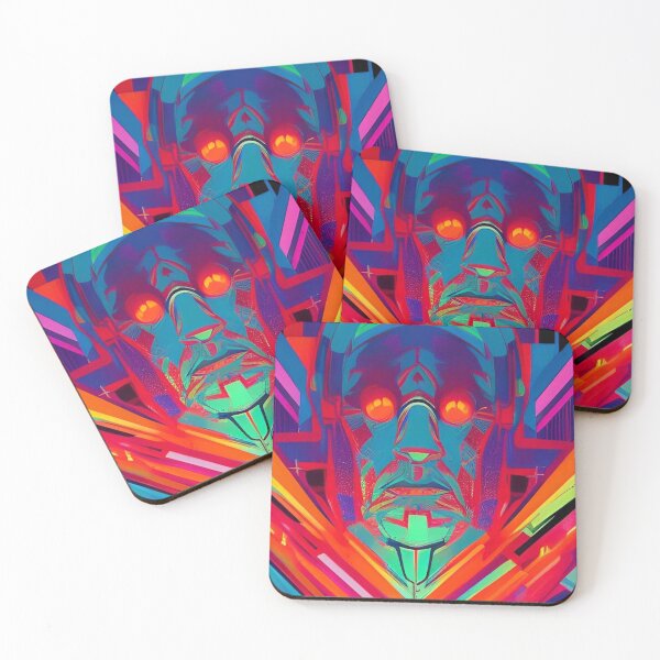 Item preview, Cool Colorful Creative Techno Cyber Punk designed and sold by CattlettArt.