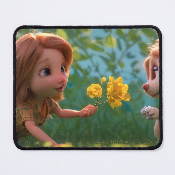 Item preview, Elsa finds a fluffy friendly creature in her garden! designed and sold by BabyShmoopies.