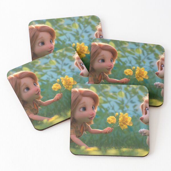 Item preview, Elsa finds a fluffy friendly creature in her garden! designed and sold by BabyShmoopies.