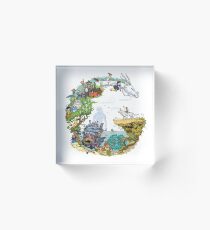 Tribute Color (with caption) Acrylic Block
