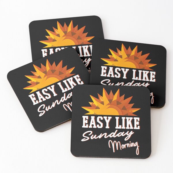 Item preview, Easy Like Sunday Morning Coffee - White designed and sold by StevenWhip.