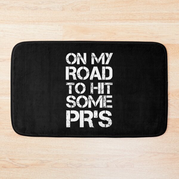 Item preview, On My Road To Hit Some PR's - Gym Fitness Workout designed and sold by EnzoVectorism.