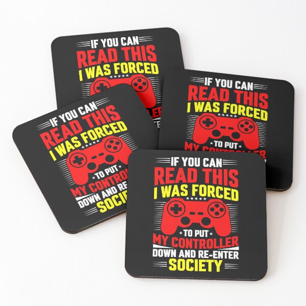 Item preview, If You Can Read This I Was Forced To Put My Controller Down Red designed and sold by SamuraiGaming.