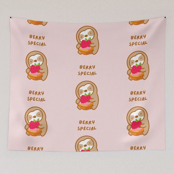 Item preview, Very Special Raspberry Tart Sloth  designed and sold by theslothinme.
