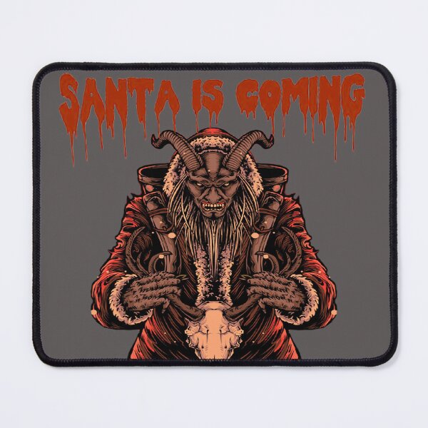 Item preview, Holidays Santa Claus is coming scary horror Christmas designed and sold by AssamFT.
