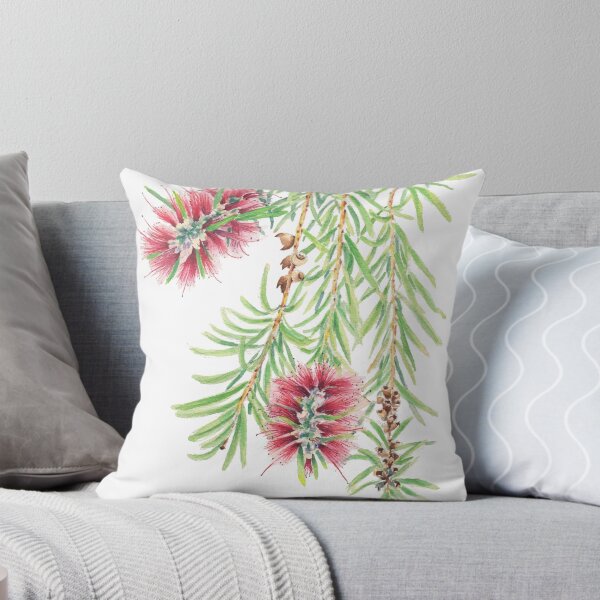 Item preview, Bottlebrush branch watercolour designed and sold by Zoya Makarova.