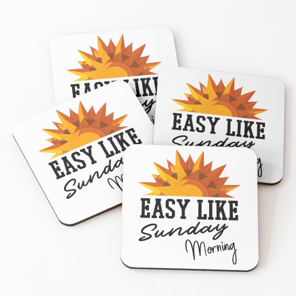 Item preview, Easy Like Sunday Morning Coffee - Black designed and sold by StevenWhip.
