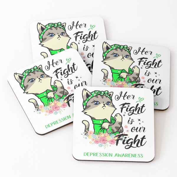 Item preview, Depression Awareness - Her Fight is our Fight designed and sold by RekaJoJo.
