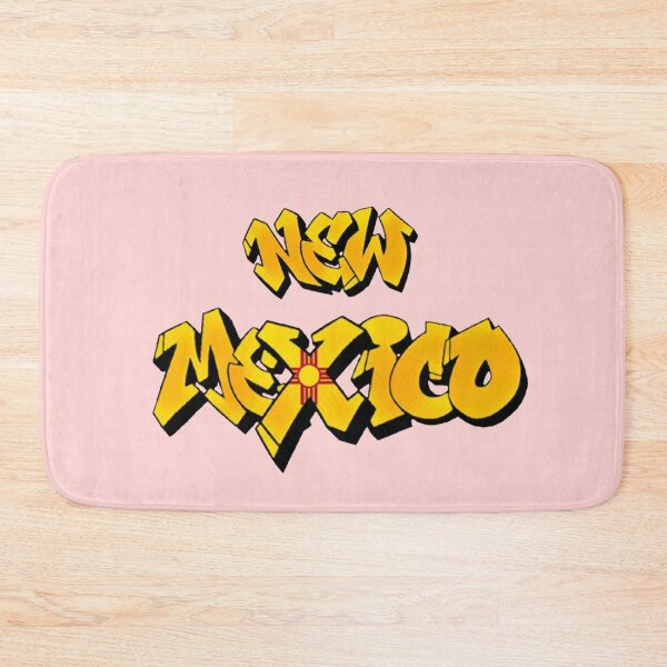 Item preview, Trendy New Mexico Flag Graffiti Shop - Pink designed and sold by Dude  Stuff.