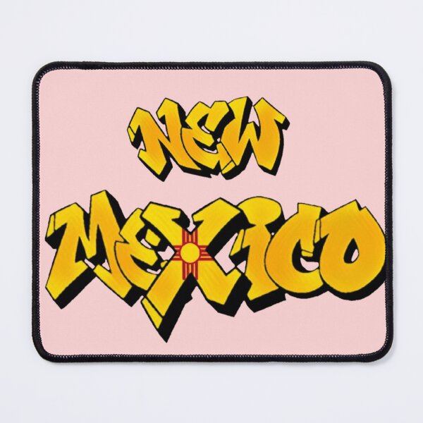 Item preview, Trendy New Mexico Flag Graffiti Shop - Pink designed and sold by Dude Stuff.