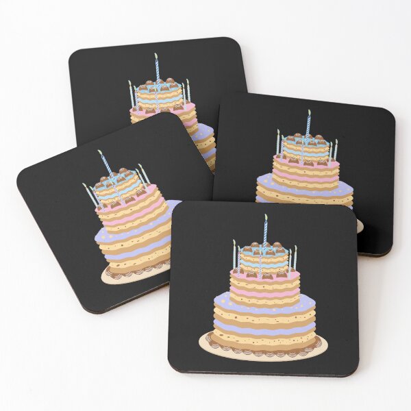 Item preview, Happy Birthday Cake. Cake with candles designed and sold by Createya.