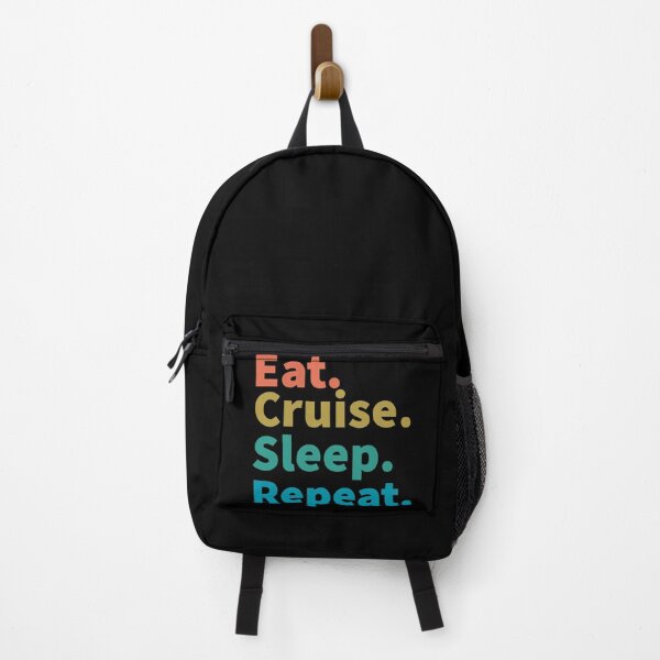 Item preview, Eat cruise sleep repeat-funny sunset retro designed and sold by Master4art.