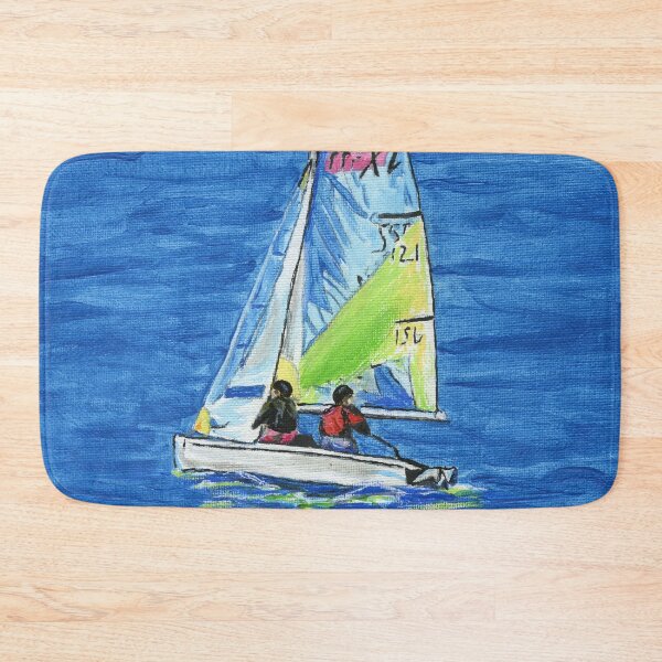 Item preview, Fun in an RS Feva: Sailing Dinghies at Trearddur Bay designed and sold by LymphomaLass.