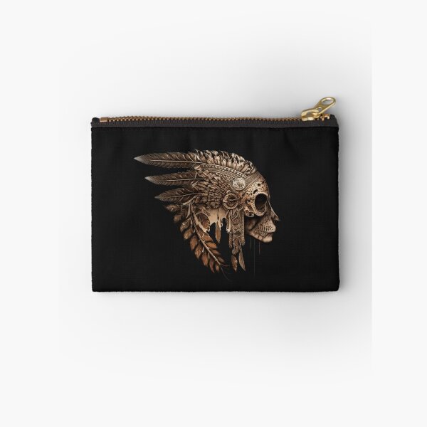 Item preview, Head of an Aztec Jaguar Warrior Skull Mexican Ancient Mythology designed and sold by CoyoteStudio.