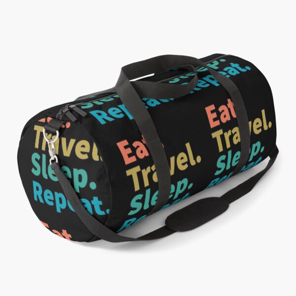 Item preview, Eat travel sleep repeat-cool, funny sunset retro designed and sold by Master4art.
