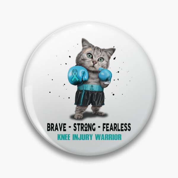 Item preview, Knee Injury Warrior - BRAVE STRONG FEARLESS designed and sold by Berriosly.