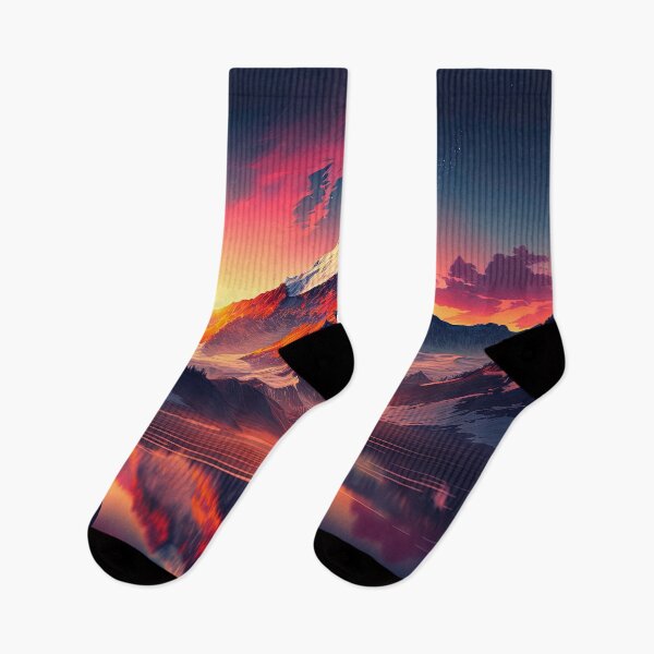 Item preview, Mountain Beautiful Sunset Art designed and sold by Damian Sobczyk.