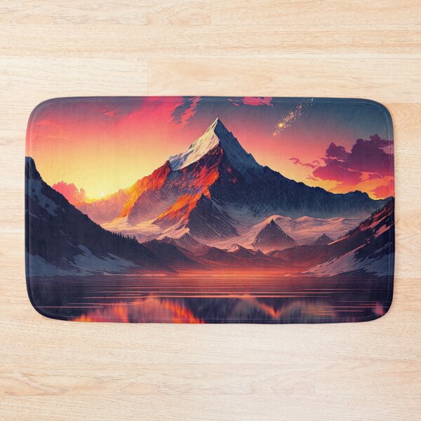 Item preview, Mountain Beautiful Sunset Art designed and sold by Damian Sobczyk.