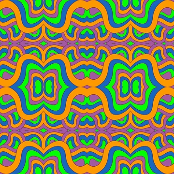 Artwork thumbnail, Retro Abstract Pattern by P9Designs