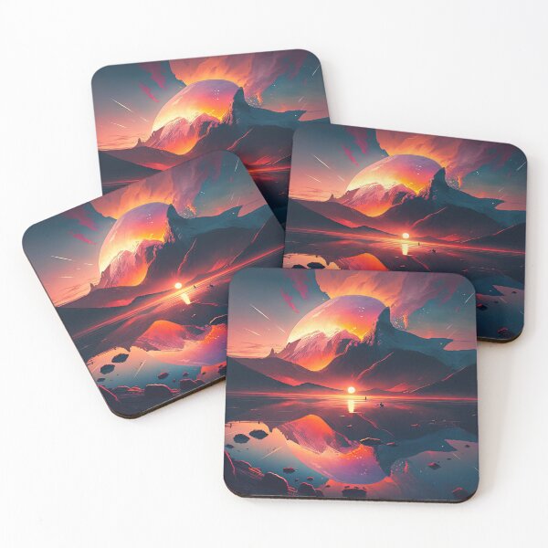 Item preview, Mountain Beautiful Sunset Art designed and sold by Damian Sobczyk.