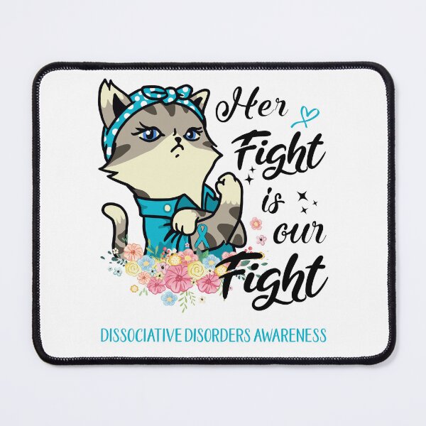 Item preview, Dissociative Disorders Awareness - Her Fight is our Fight designed and sold by RekaJoJo.