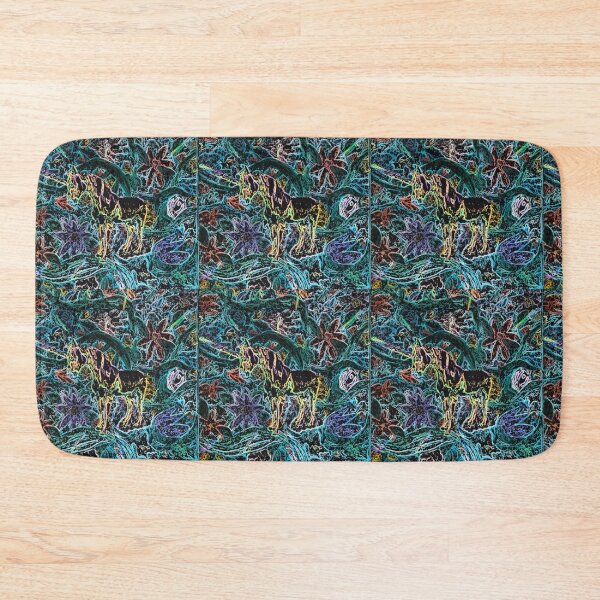 Item preview, unicorn in floral  designed and sold by Tonyasartprints.