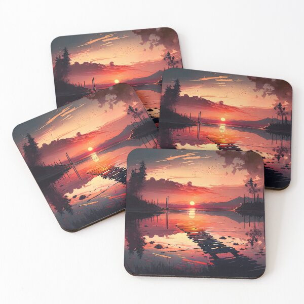 Item preview, Mountain Beautiful Sunset Art designed and sold by Damian Sobczyk.