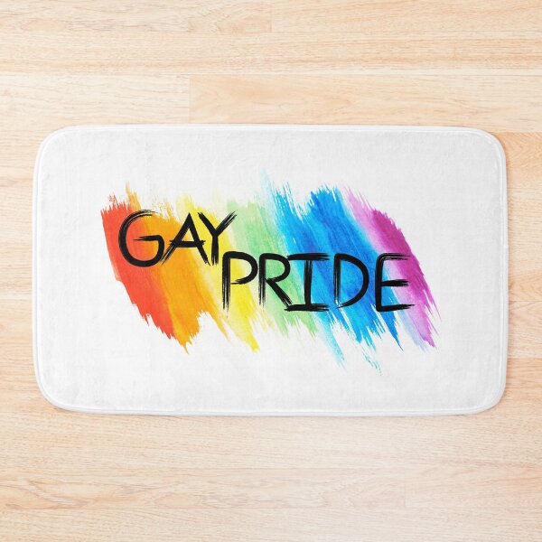 Item preview, Gay Pride Brush Strokes designed and sold by It's On Backwards.