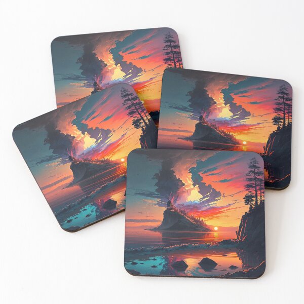 Item preview, Mountain Beautiful Sunset Art designed and sold by Damian Sobczyk.
