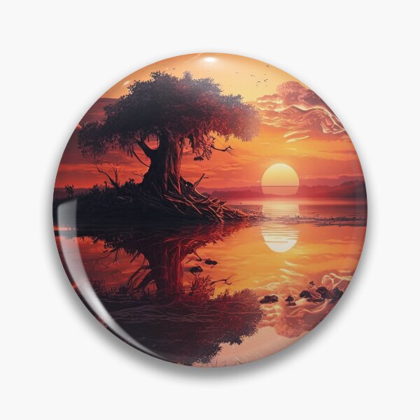 Item preview, Mountain Beautiful Sunset Art designed and sold by Damian Sobczyk.