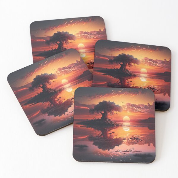 Item preview, Mountain Beautiful Sunset Art designed and sold by Damian Sobczyk.