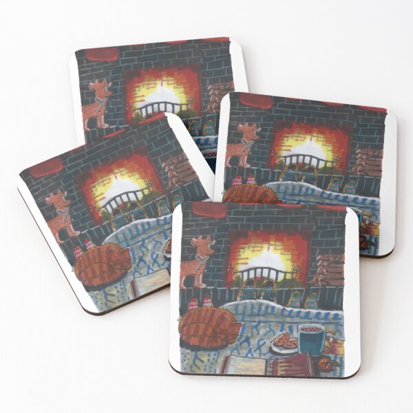 Item preview, Evening by the Fireplace designed and sold by mila-ola.
