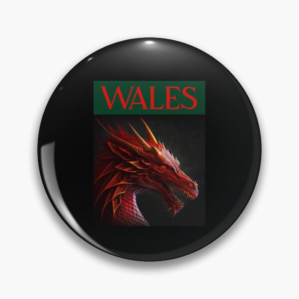 Item preview, Wales Cymru Red Dragon Green designed and sold by VRedBaller.