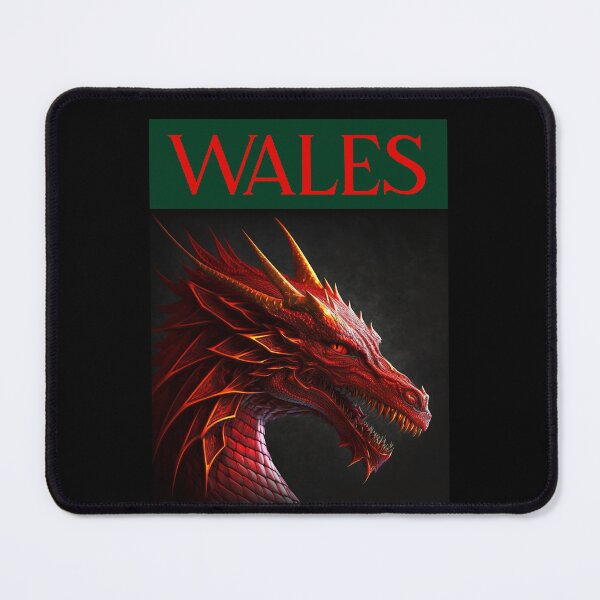 Item preview, Wales Cymru Red Dragon Green designed and sold by VRedBaller.
