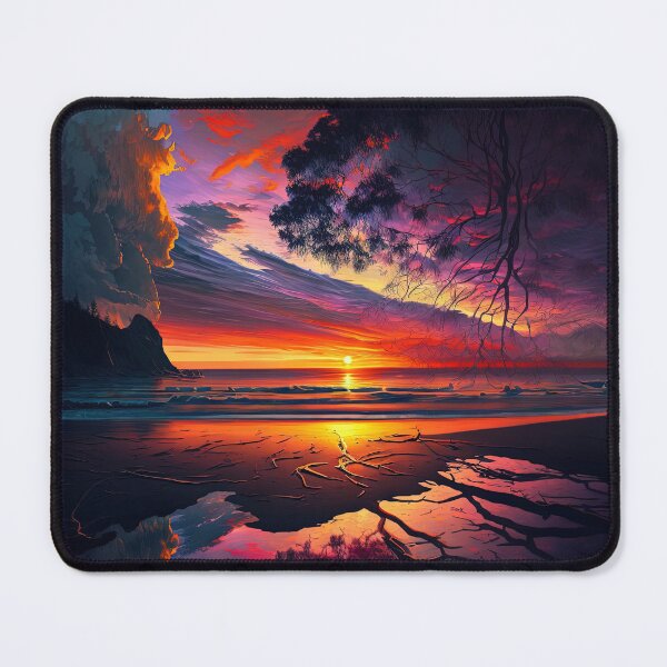 Item preview, Mountain Beautiful Sunset Art designed and sold by Damian Sobczyk.