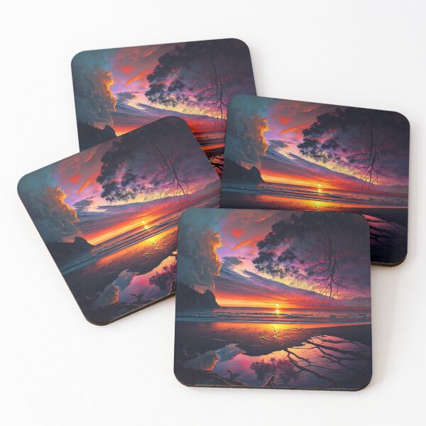 Item preview, Mountain Beautiful Sunset Art designed and sold by Damian Sobczyk.