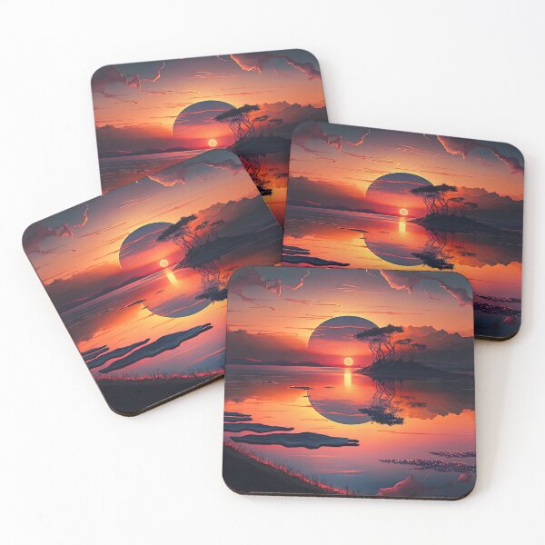 Item preview, Mountain Beautiful Sunset Art designed and sold by Damian Sobczyk.