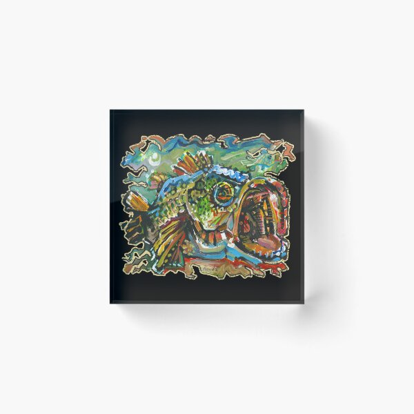 Item preview, Abstracted Large Mouth Bass #1 designed and sold by rowdE-art.