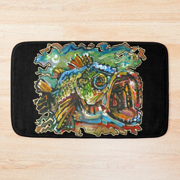 Item preview, Abstracted Large Mouth Bass #1 designed and sold by rowdE-art.