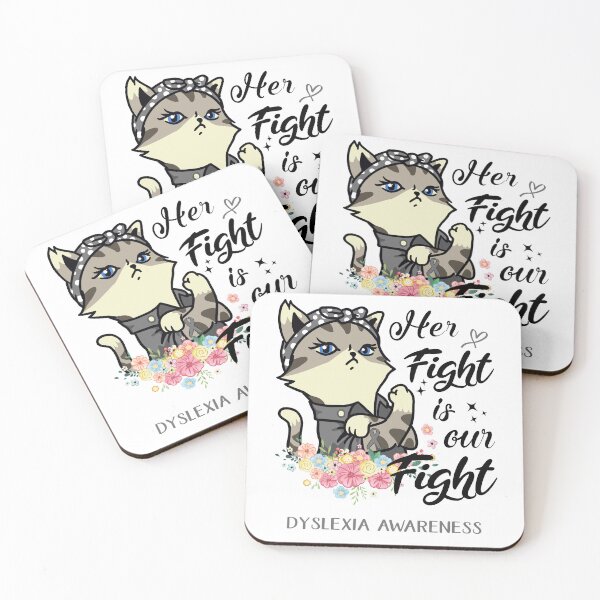 Item preview, Dyslexia Awareness - Her Fight is our Fight designed and sold by RekaJoJo.
