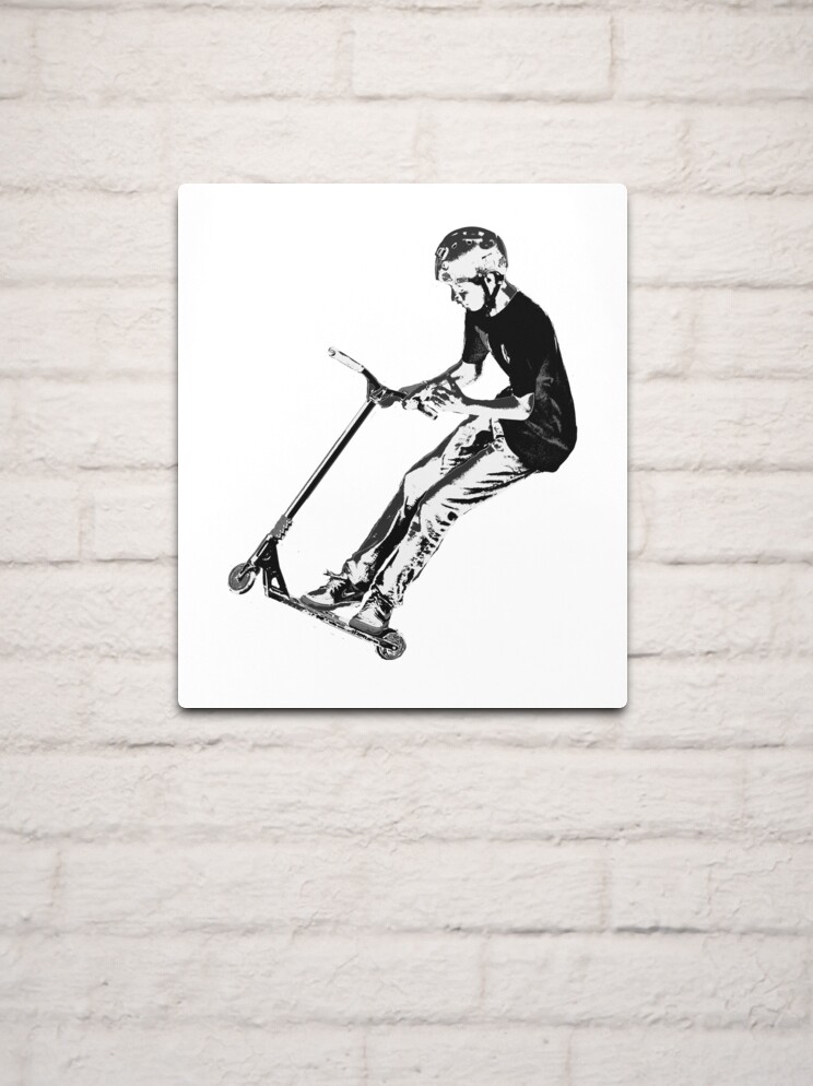 Born to Scoot - Stunt Scooter Boy Sticker for Sale by NaturePrints