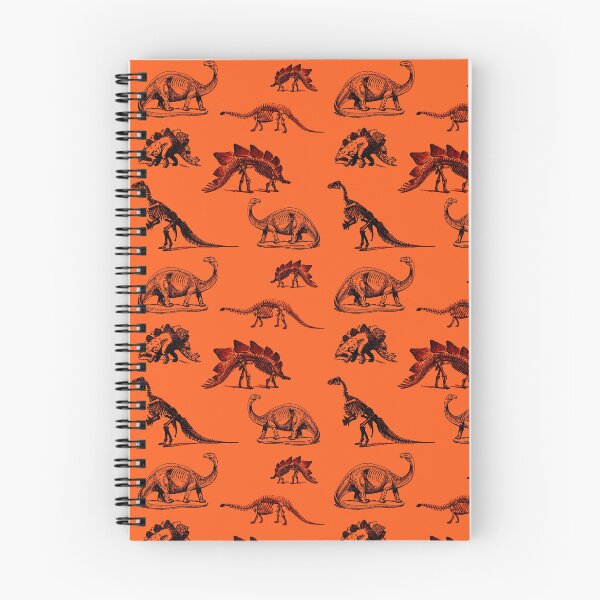 Item preview, Vintage Museum Dinosaurs | Black and Orange (smaller version) designed and sold by Kristi Duggins.