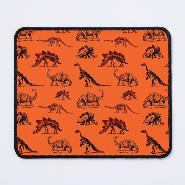 Item preview, Vintage Museum Dinosaurs | Black and Orange (smaller version) designed and sold by Kristi Duggins.
