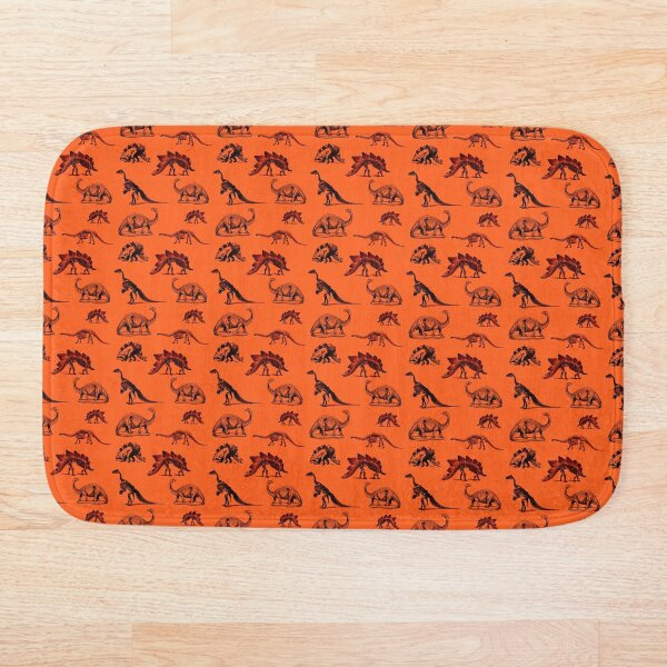 Item preview, Vintage Museum Dinosaurs | Black and Orange (smaller version) designed and sold by Kristi Duggins.
