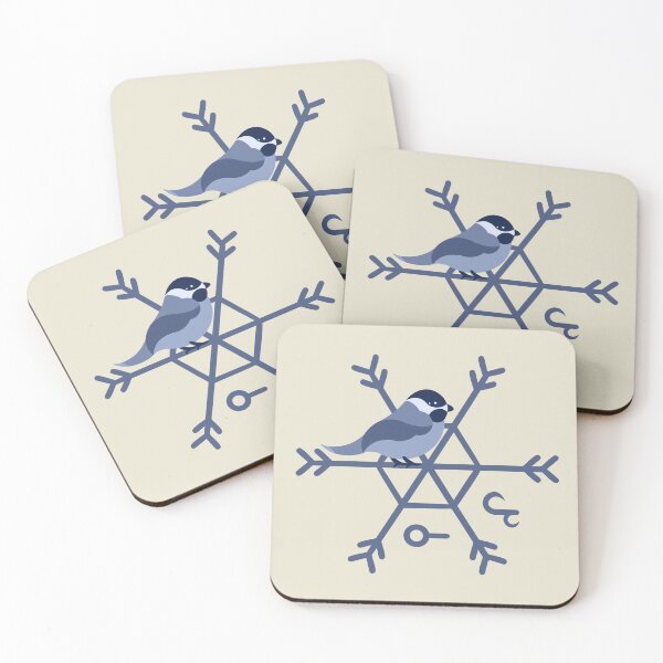 Item preview, Fantasy Snowflake Logo with Bird designed and sold by ajninkai.
